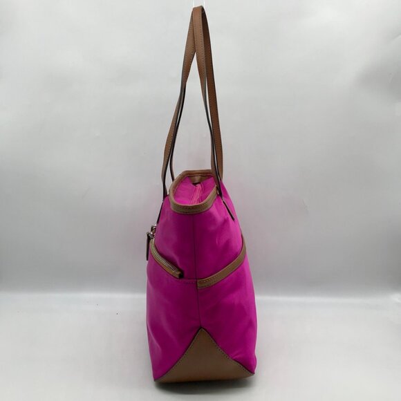 Michael Kors Purple Nylon & Leather Pocket Tote - Picture 4 of 10